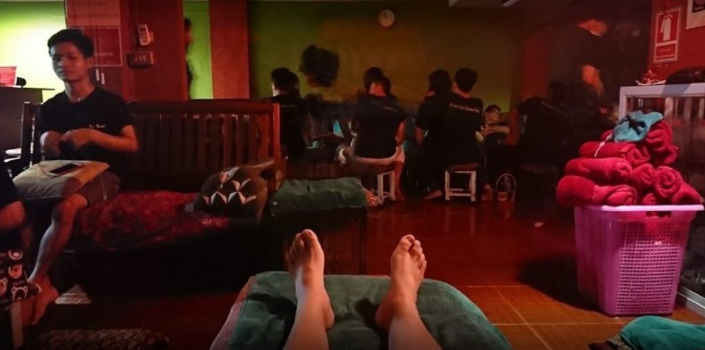 Foot massage at May Massage